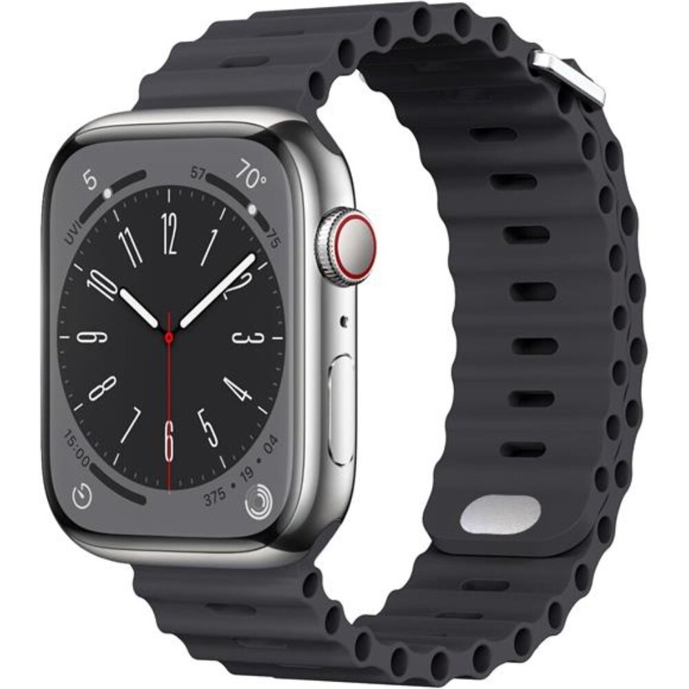 Sport Soft Silicone Compatible with Apple Watch Ocean Band Wristband Ultra 9 8 7